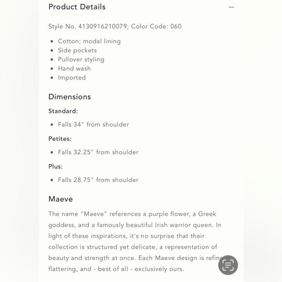 Maeve Anthropologie Smocked Tunic Mini Dress -Blue - Picture 6 of 6